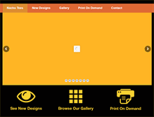 Tablet Screenshot of nachotees.com